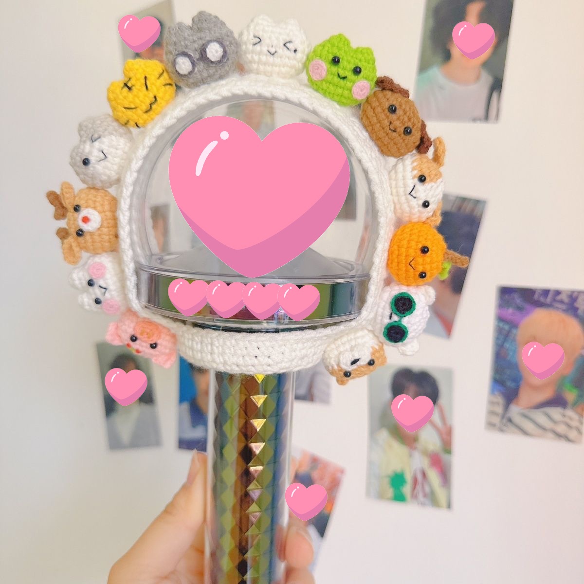 17 編み 飾り 応援棒 保護カバー 1 17 編み 飾り 応援棒 保護カバー 1