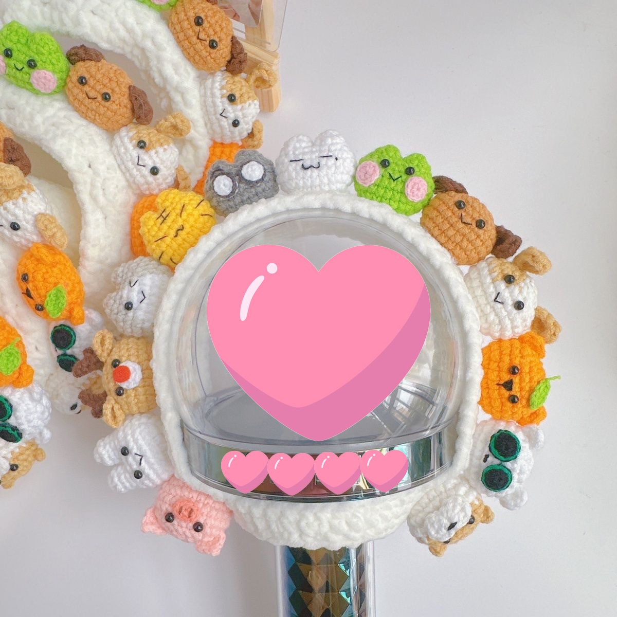 17 編み 飾り 応援棒 保護カバー 1 17 編み 飾り 応援棒 保護カバー 1