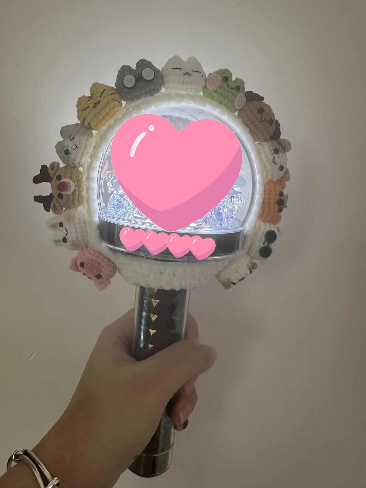 17 編み 飾り 応援棒 保護カバー 1 17 編み 飾り 応援棒 保護カバー 1