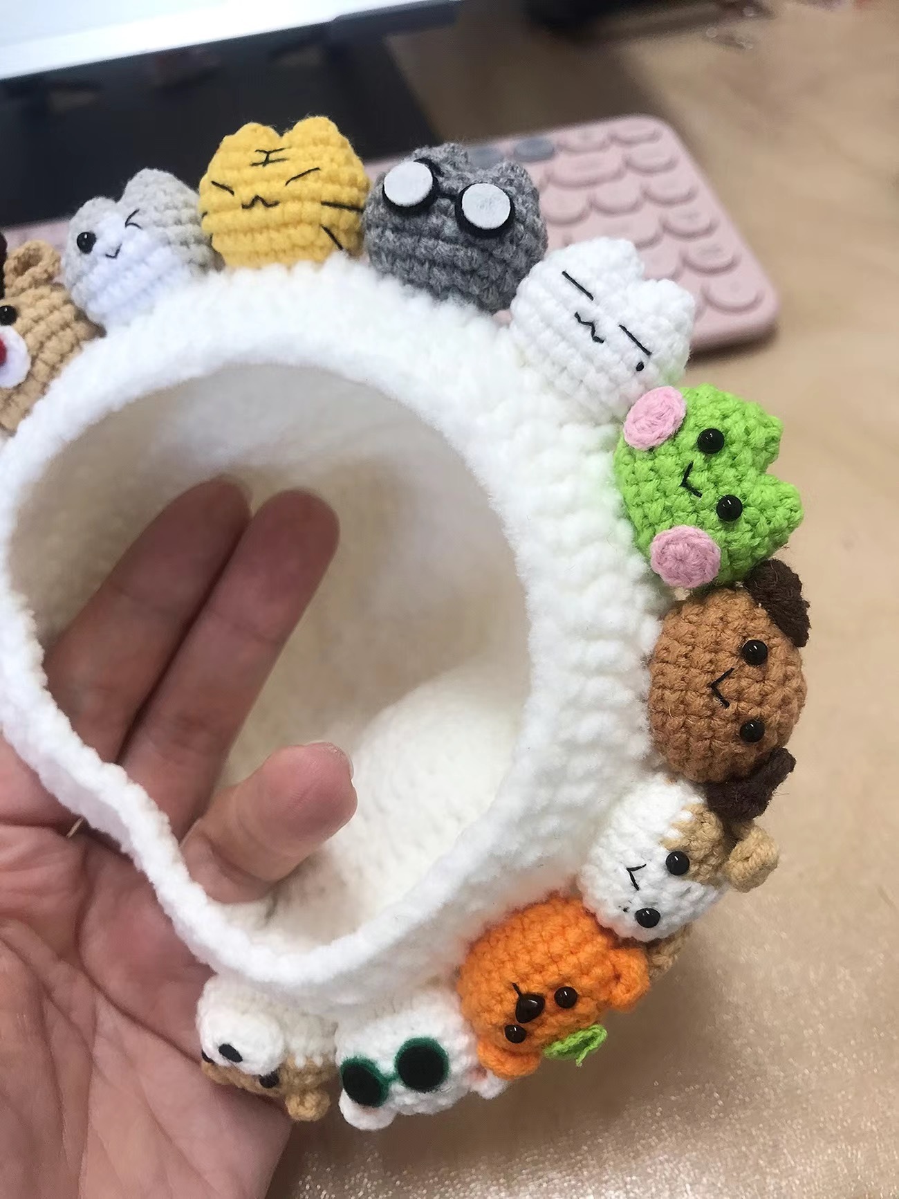 17 編み 飾り 応援棒 保護カバー 1 17 編み 飾り 応援棒 保護カバー 1