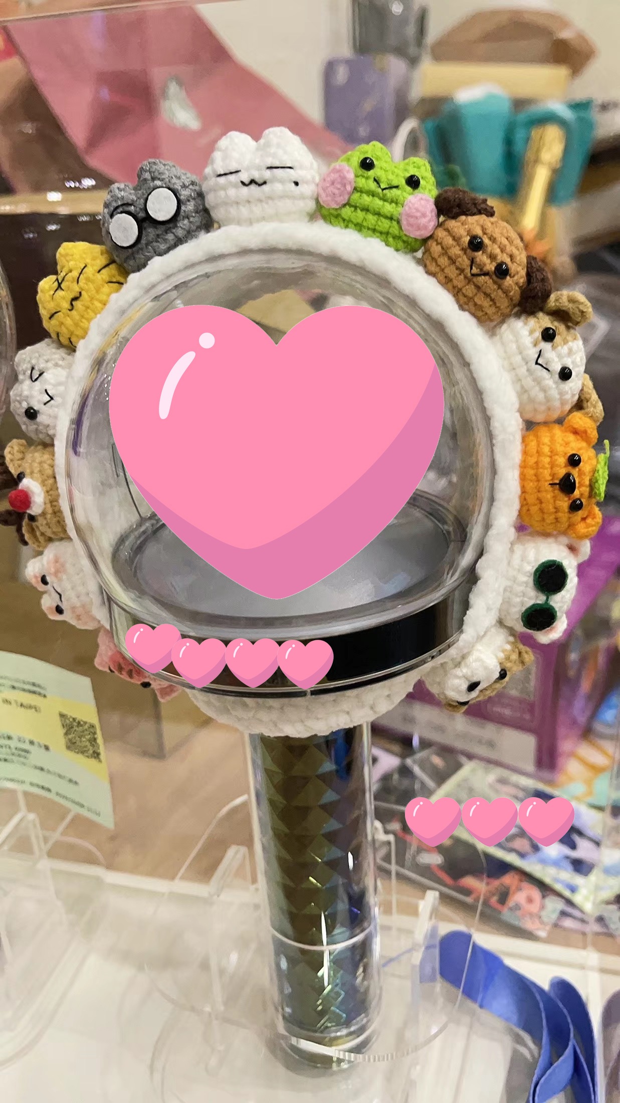 17 編み 飾り 応援棒 保護カバー 1 17 編み 飾り 応援棒 保護カバー 1