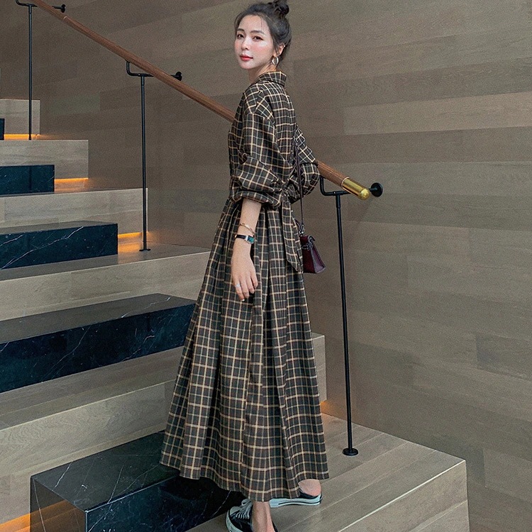 ウエストリボン ミモレ丈 シャツワンピース レディース 長袖 フレアスカー ロング丈 オープンカラー ウエストリボン ミモレ丈 シャツワンピース レディース 長袖 フレアスカー ロング丈 オープンカラー