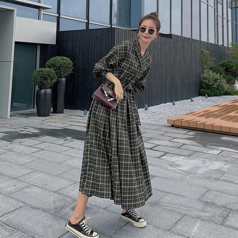 ウエストリボン ミモレ丈 シャツワンピース レディース 長袖 フレアスカー ロング丈 オープンカラー ウエストリボン ミモレ丈 シャツワンピース レディース 長袖 フレアスカー ロング丈 オープンカラー