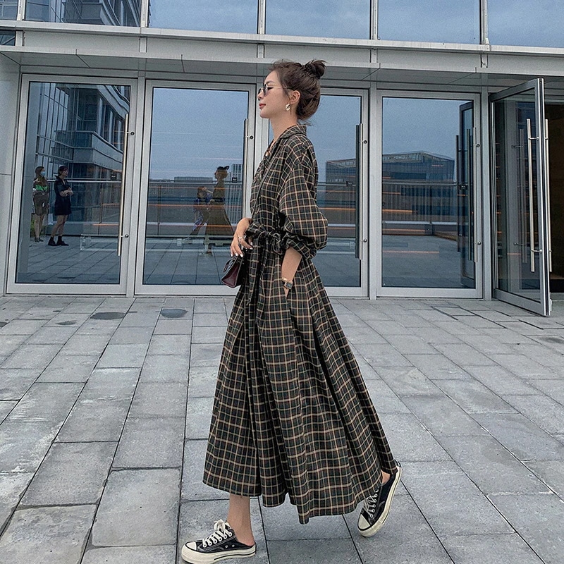 ウエストリボン ミモレ丈 シャツワンピース レディース 長袖 フレアスカー ロング丈 オープンカラー ウエストリボン ミモレ丈 シャツワンピース レディース 長袖 フレアスカー ロング丈 オープンカラー