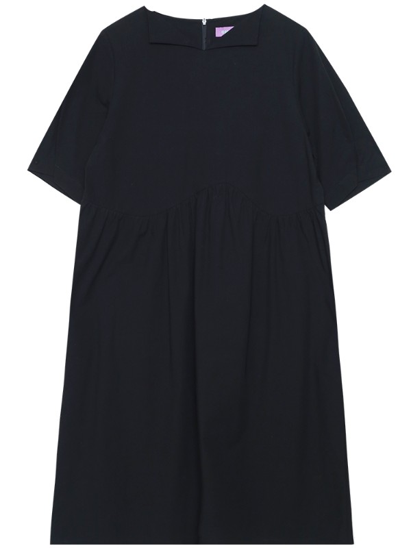 オモント エッグタルト ホーム レトロ アシンメトリー ラペル 半袖 ブラック ドレス レディース ミディアムロング コットン スカート 夏 オモント エッグタルト ホーム レトロ アシンメトリー ラペル 半袖 ブラック ドレス レディース ミディアムロング コットン スカート 夏