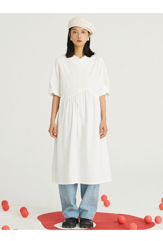 オモント エッグタルト ホーム レトロ アシンメトリー ラペル 半袖 ブラック ドレス レディース ミディアムロング コットン スカート 夏 オモント エッグタルト ホーム レトロ アシンメトリー ラペル 半袖 ブラック ドレス レディース ミディアムロング コットン スカート 夏