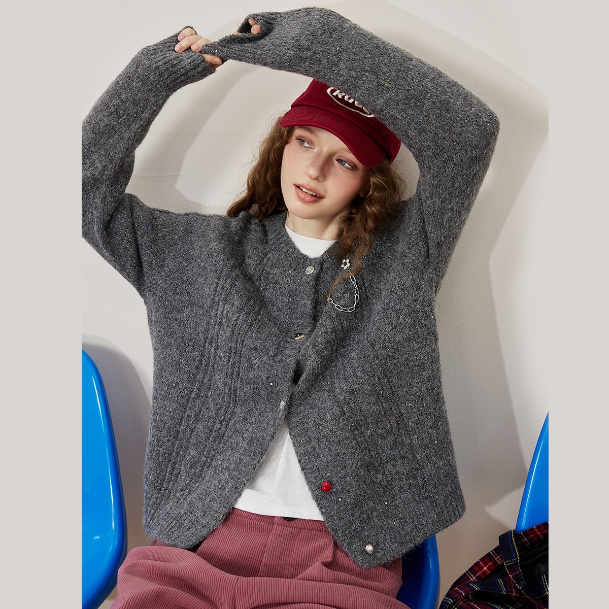 【急速出荷!】韓国のカーディガンのジャンパーのジャケットの春と冬の無地のジャンパー2025新しい 【急速出荷!】韓国のカーディガンのジャンパーのジャケットの春と冬の無地のジャンパー2025新しい