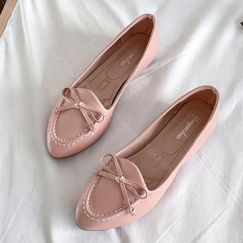 777円OFFクーポン フラットシューズ ぺたんこパンプス 黒 大きいサイズ 小さいサイズ ペタンコ ローヒール ママ レディース靴 ポインテッドトゥ ぺったんこ 可愛い 大人 通勤 旅行 走れる お