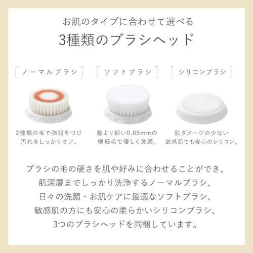 BRiOSS (ブリオス) クリアクレンズブラシ ブラック Clear Cleans Brush 電動洗顔ブラシ BRiOSS (ブリオス) クリアクレンズブラシ ブラック Clear Cleans Brush 電動洗顔ブラシ