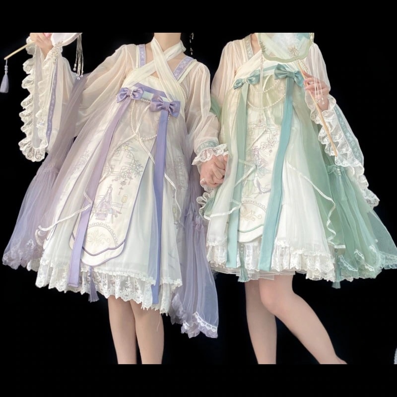 正規品青糸紫煙韓国lolitaインナーストラップカーディガン薬大袖薬剤師章