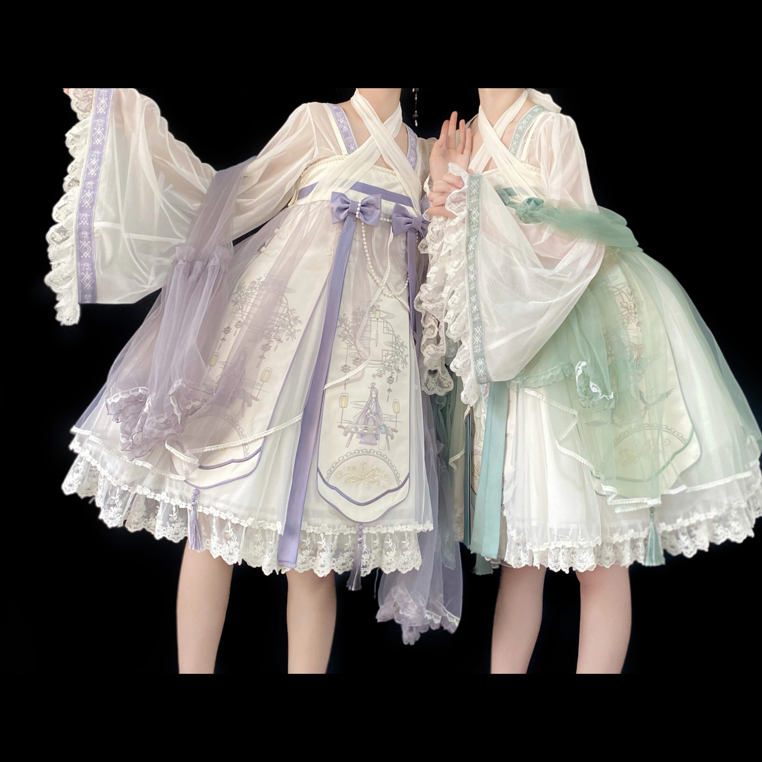 正規品青糸紫煙韓国lolitaインナーストラップカーディガン薬大袖薬剤師章