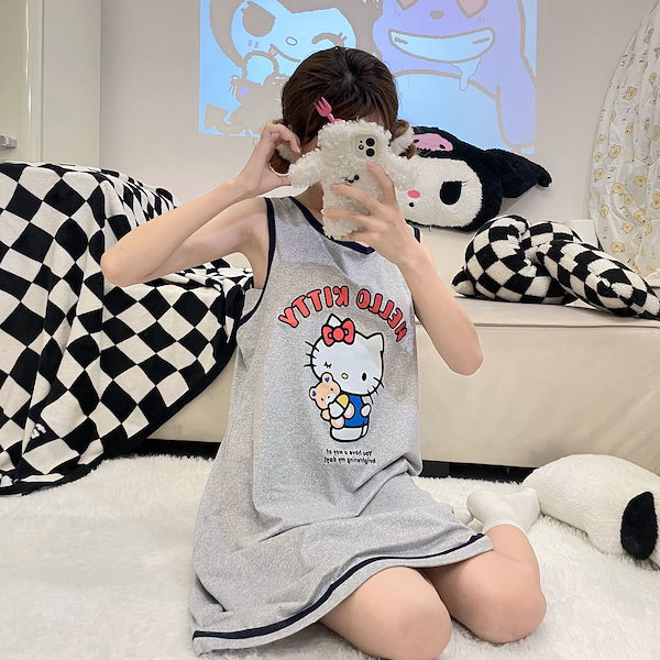 【3点セット】キティ　敷きパッド＆掛け布団カバー＆枕カバー　ヒョウ柄　50周年 3点セット】キティ 敷きパッド＆掛け布団カバー＆枕カバー