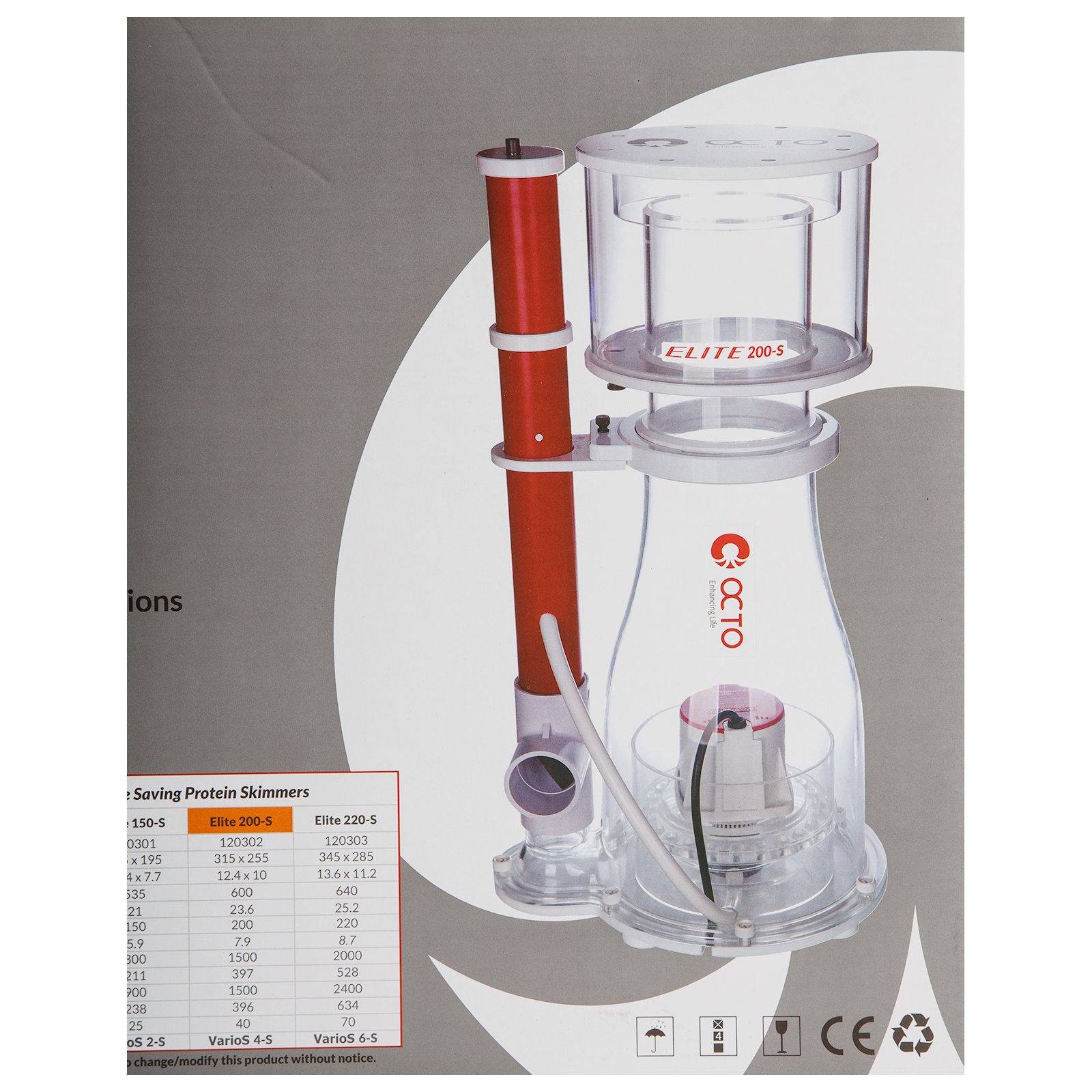 OCTO CLASSIC SKIMMER Elite 200-S CRC10―35―55―30―00 OCTO CLASSIC SKIMMER Elite 200-S CRC10―35―55―30―00