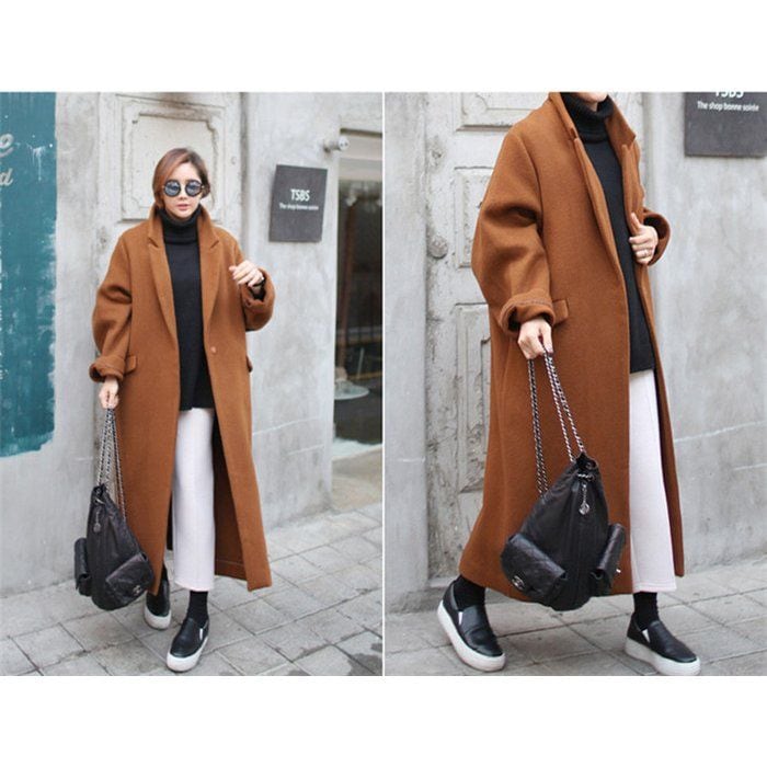 ロングコート レディース ベルト付き 超ロングコート チェスターコート