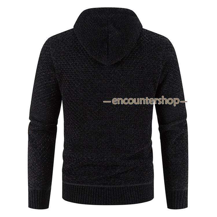 ニットパーカー メンズ パーカー トップス 春 秋 冬 長袖 カジュアル かっこいい 大人 40代 50代 60代 ライトアウター ニットセーター