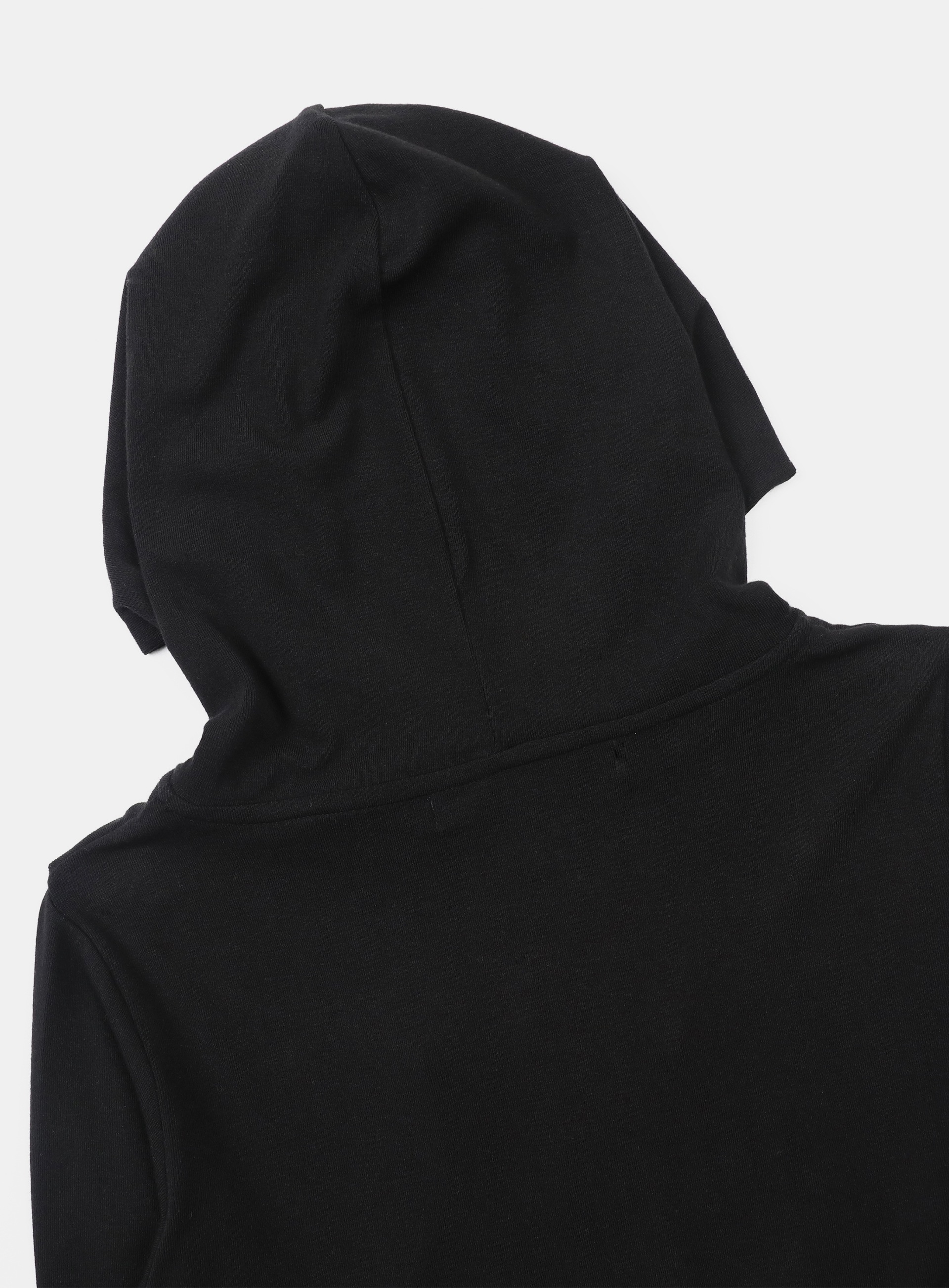 【BADBLOOD】[UNISEX] BEYOND SOFT HOOD CARDIGAN : BLACK