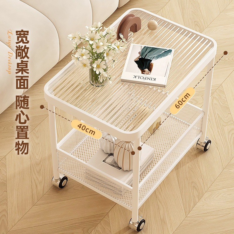 寝室ベッドサイドテーブル棚サイドテーブルコーヒーテーブル小さなコーヒーテーブル長虹ガラス小さなアパートリビングルームいくつかの小さなテーブル