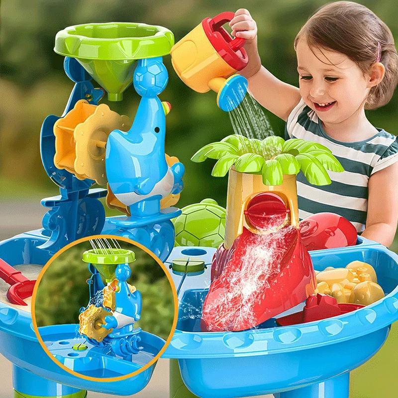 [9月新品底値]水遊び ウォーターテーブル 砂遊び 水遊び 砂遊びツール 砂遊び ビーチ アウトドア ウォーターテーブル サンドテーブル 砂あそび 子ども 玩具 水遊び 子供 玩具推奨