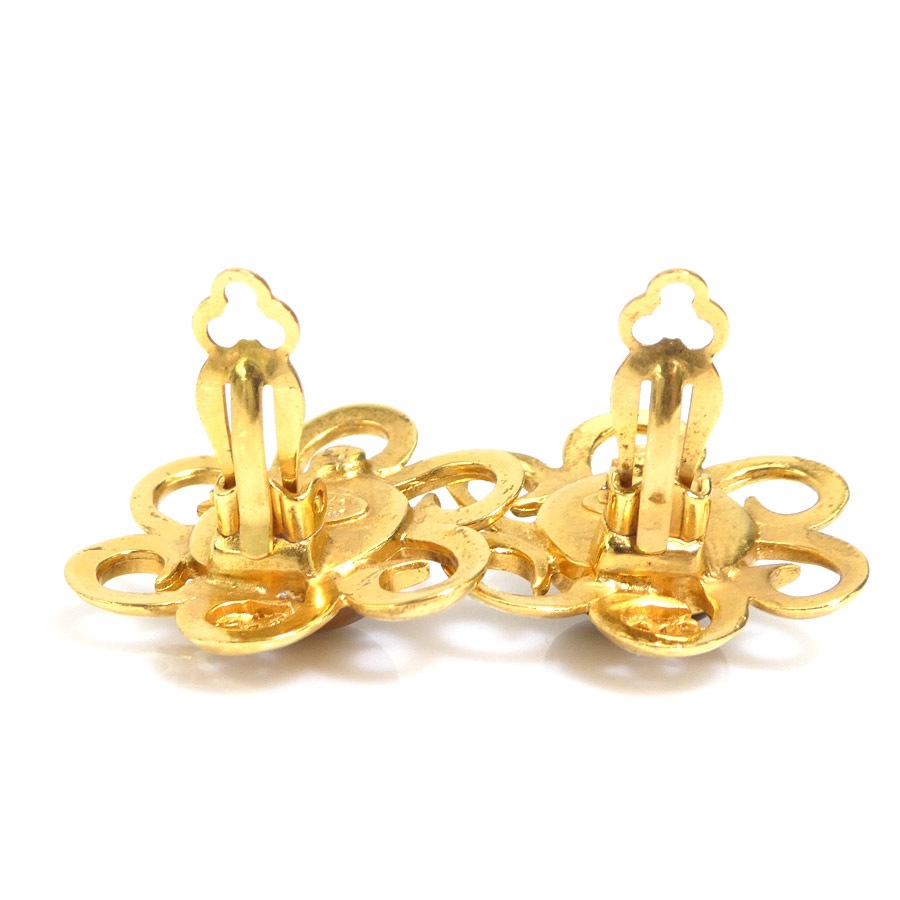 シャネル CHANEL イヤリング ココマーク メタル/ガラスストーン ゴールド/ブラウン レディース e59686a シャネル CHANEL イヤリング ココマーク メタル/ガラスストーン ゴールド/ブラウン レディース e59686a