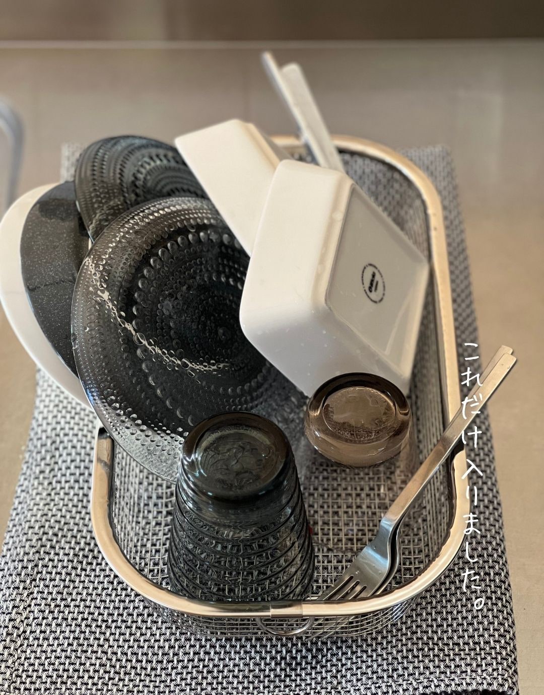 水切りかご 食洗機対応 ステンレス 水切りマット セット 浅型 水切りかご 食洗機対応 ステンレス 水切りマット セット 浅型