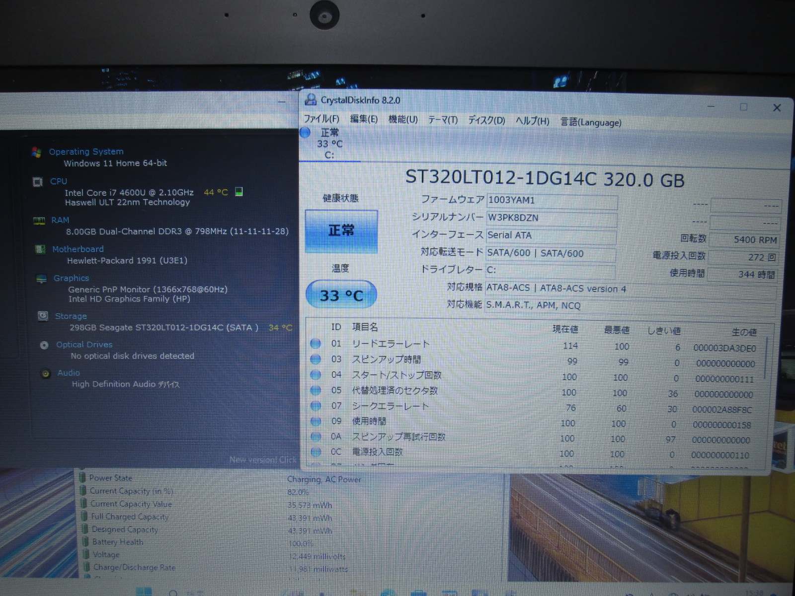 EliteBook 820 G1【Core i7 4600U】　【Windows11 Home】Office [91305]
