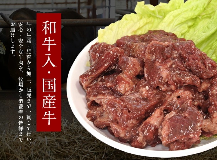 和牛入 国産牛 タレ漬けハラミ 700g(350g2) プレゼント ギフト 有田牧場 [産直]