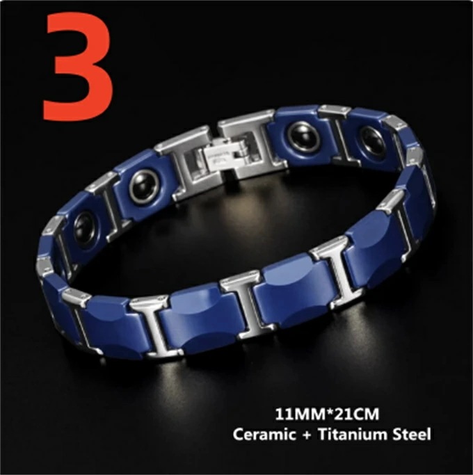 チタンとステンレス鋼の磁気ブレスレット,痩身,ヘマタイト ストレス解消 痩身ブレスレット 女性の減量 エネルギーマグネット付きの磁気ブレスレット エネルギーヨガ減量疲労緩和療法瞑想 癒しの石