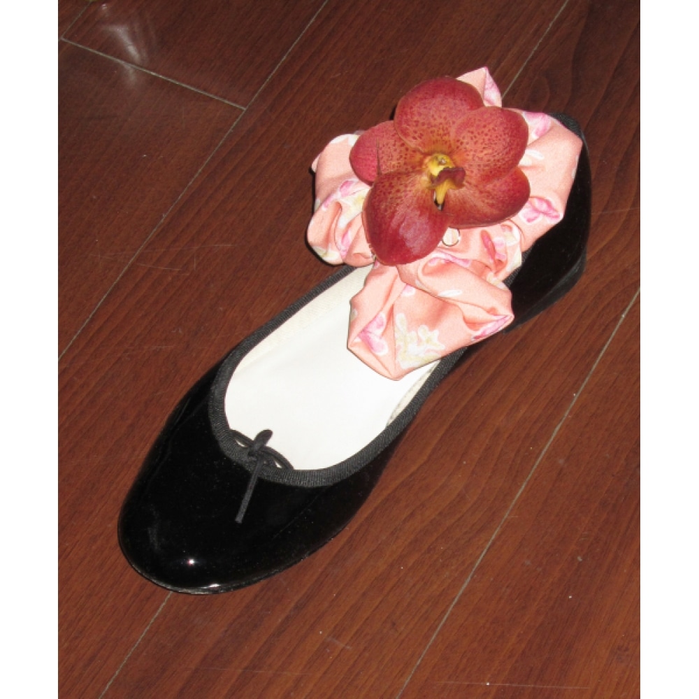 SINOON パターンスクランチ (アプリコット) SINOON パターンスクランチ (アプリコット)