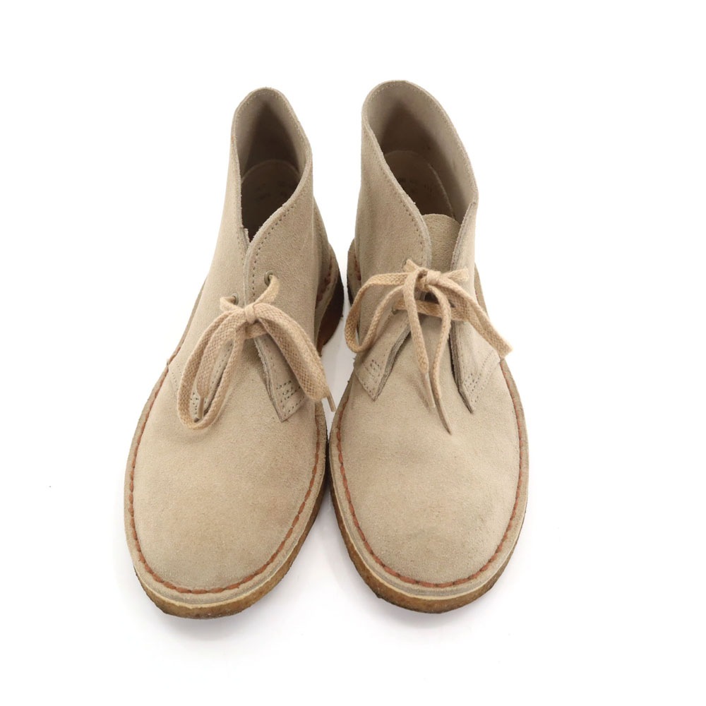 クラークス オリジナルス スエードレザー デザート チャッカブーツ GB 4 1/2 グレージュ Clarks ORIGINALS クレープソール レディース 古着 クラークス オリジナルス スエードレザー デザート チャッカブーツ GB 4 1/2 グレージュ Clarks ORIGINALS クレープソール レディース 古着