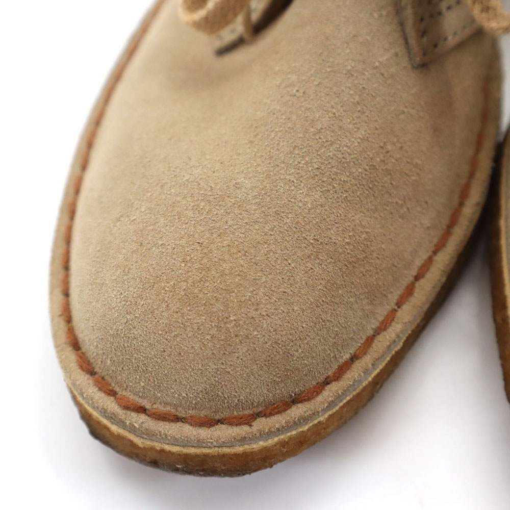 クラークス オリジナルス スエードレザー デザート チャッカブーツ GB 4 1/2 グレージュ Clarks ORIGINALS クレープソール レディース 古着 クラークス オリジナルス スエードレザー デザート チャッカブーツ GB 4 1/2 グレージュ Clarks ORIGINALS クレープソール レディース 古着