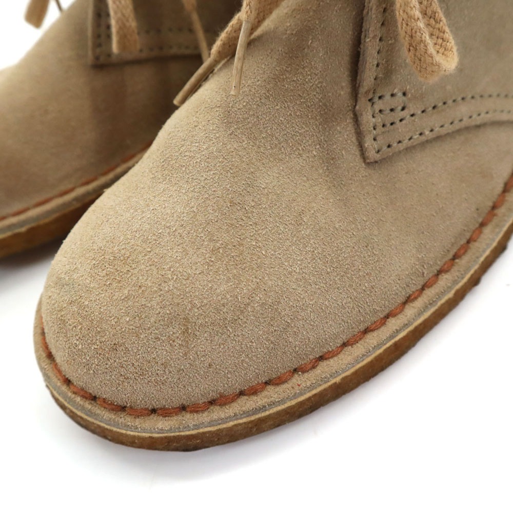 クラークス オリジナルス スエードレザー デザート チャッカブーツ GB 4 1/2 グレージュ Clarks ORIGINALS クレープソール レディース 古着 クラークス オリジナルス スエードレザー デザート チャッカブーツ GB 4 1/2 グレージュ Clarks ORIGINALS クレープソール レディース 古着