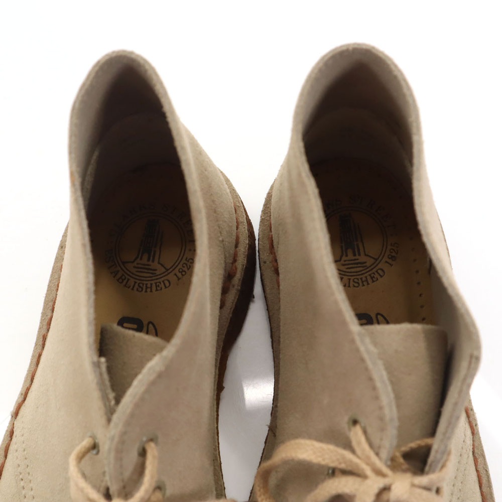 クラークス オリジナルス スエードレザー デザート チャッカブーツ GB 4 1/2 グレージュ Clarks ORIGINALS クレープソール レディース 古着 クラークス オリジナルス スエードレザー デザート チャッカブーツ GB 4 1/2 グレージュ Clarks ORIGINALS クレープソール レディース 古着