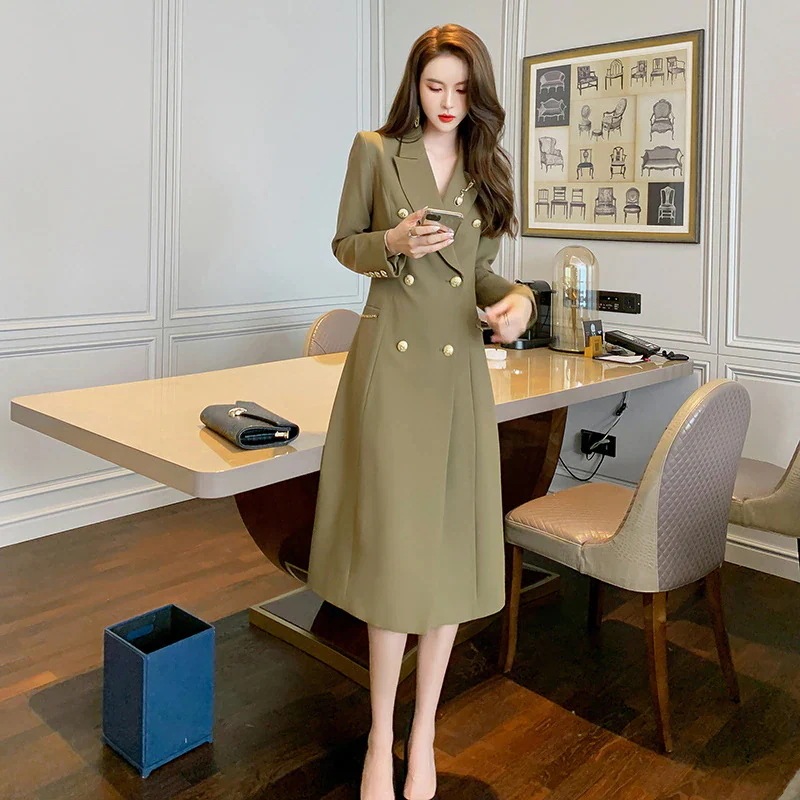 【3日で出荷】【Fellow 20％割】ダブルブレスト トレンチコート 通勤 チェスターコート 春秋冬 アウター ウインドブレーカー フォーマル 同窓会 披露宴 卒業式 結婚式 演奏会 パーティー