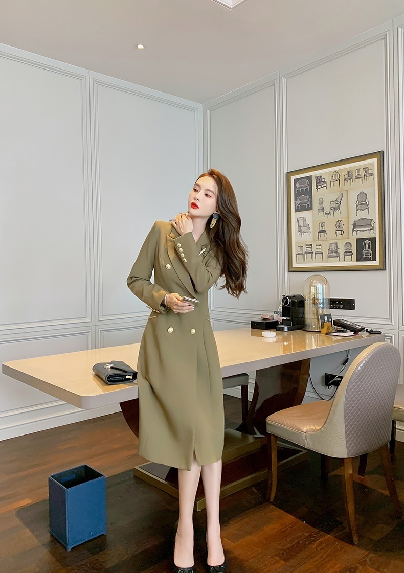 【3日で出荷】【Fellow 20％割】ダブルブレスト トレンチコート 通勤 チェスターコート 春秋冬 アウター ウインドブレーカー フォーマル 同窓会 披露宴 卒業式 結婚式 演奏会 パーティー