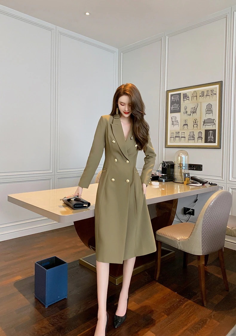 【3日で出荷】【Fellow 20％割】ダブルブレスト トレンチコート 通勤 チェスターコート 春秋冬 アウター ウインドブレーカー フォーマル 同窓会 披露宴 卒業式 結婚式 演奏会 パーティー