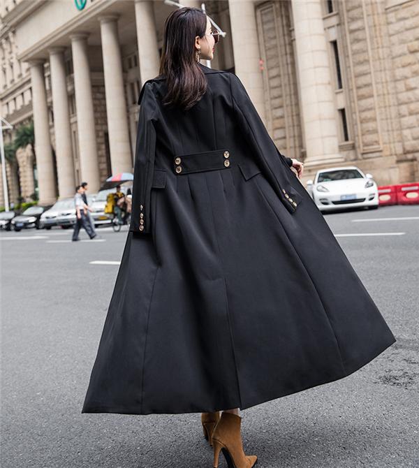 超ロングコート　トレンチコート　チェスターコート 40代 体型カバー ロングコート 着痩せ レディー