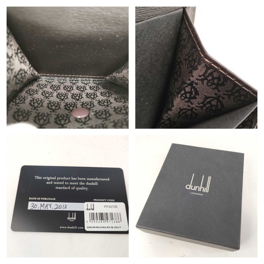 新古未使用展示品 dunhill ダンヒル 財布 サイドカー 二つ折り財布