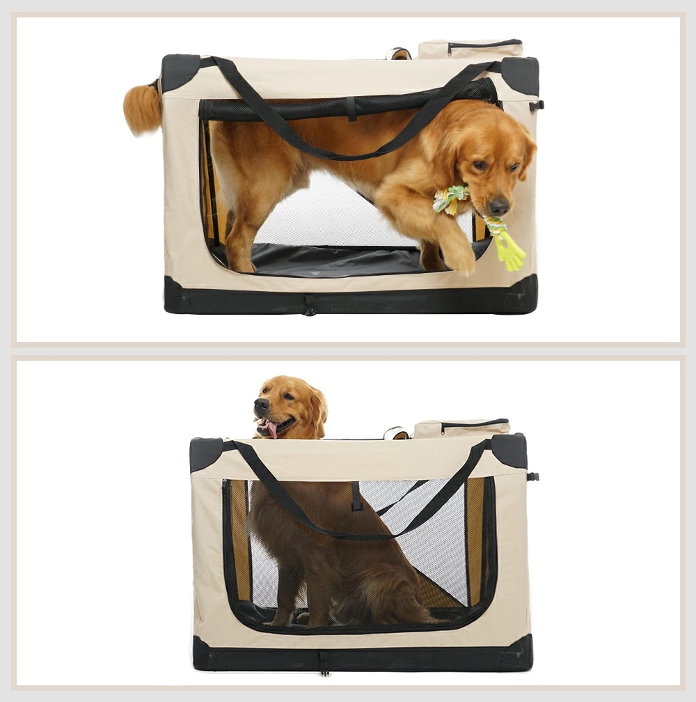 【L 58*58*82cm】ペットキャリー 折りたたみソフトクレート 中大型犬用 ペット キャリーバッグ ソフクレート 折りたたみクレート 室内外 屋内 ドライブボックス ソフト ケージ ペットケージ 【L 58*58*82cm】ペットキャリー 折りたたみソフトクレート 中大型犬用 ペット キャリーバッグ ソフクレート 折りたたみクレート 室内外 屋内 ドライブボックス ソフト ケージ ペットケージ
