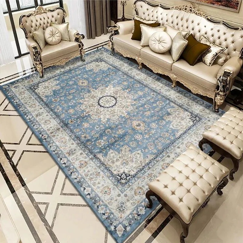 カーペット フラワー ラグ 絨毯 200*300 じゅうたん ペルシャ絨毯風 モダン ラグマット 花柄 敷物 おしゃれ フロアマット