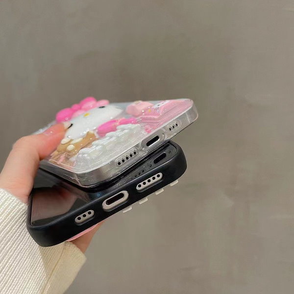 ハローキティ柄iPhoneケース×20個 Qoo10] ハローキティ かわいい iphoneケー