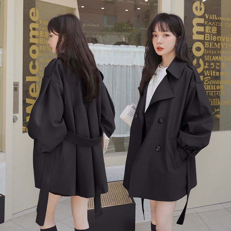 高質感 裏地付 トレンチコート レディース 新作 秋アウター 韓国ファッション 百掛け長袖コート ジャケット 20代 30代 40代 通勤