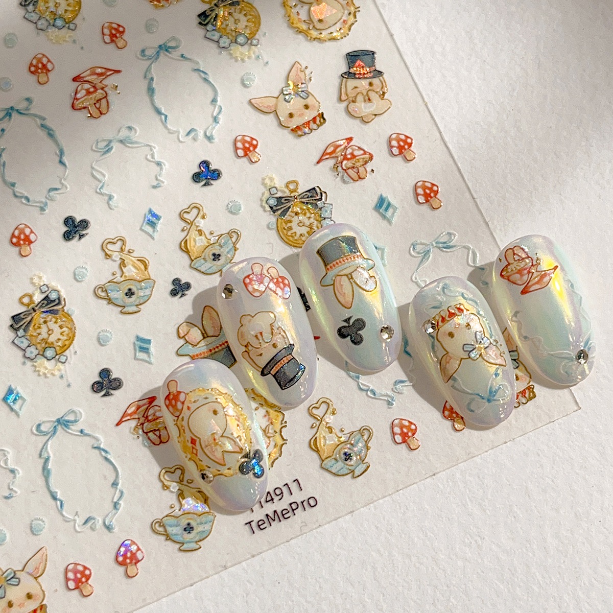 【1点ご購入 で10点プレゼントいたします】貝殻のラメ入りうさぎネイルシールカラフルでかわいいキャラクターのデコレーションシール 【1点ご購入 で10点プレゼントいたします】貝殻のラメ入りうさぎネイルシールカラフルでかわいいキャラクターのデコレーションシール