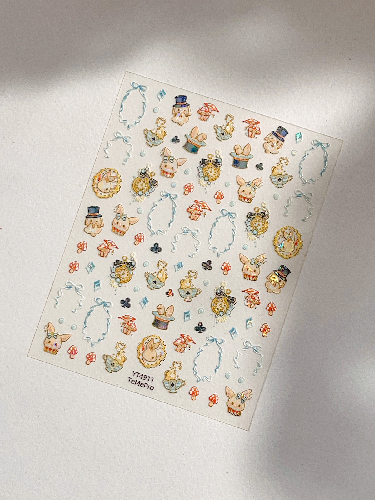 【1点ご購入 で10点プレゼントいたします】貝殻のラメ入りうさぎネイルシールカラフルでかわいいキャラクターのデコレーションシール 【1点ご購入 で10点プレゼントいたします】貝殻のラメ入りうさぎネイルシールカラフルでかわいいキャラクターのデコレーションシール