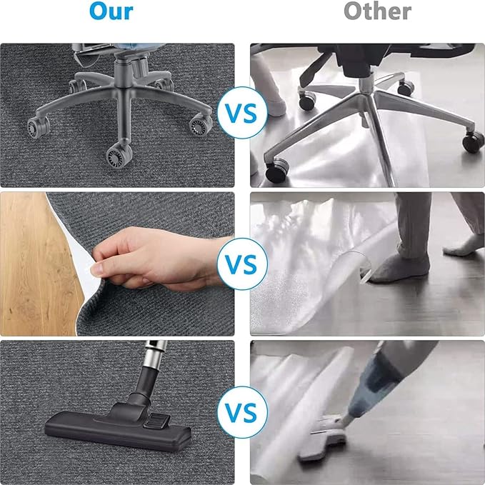 ハードウッドフロア ゲーミングチェアマット ノンスリップ ゴム製 ゲーミング コンピューターチェアマット フロアプロテクター ゲームルーム ホームオフィス装飾 ローパイルカーペット (カラー: カラー ハードウッドフロア ゲーミングチェアマット ノンスリップ ゴム製 ゲーミング コンピューターチェアマット フロアプロテクター ゲームルーム ホームオフィス装飾 ローパイルカーペット (カラー: カラー