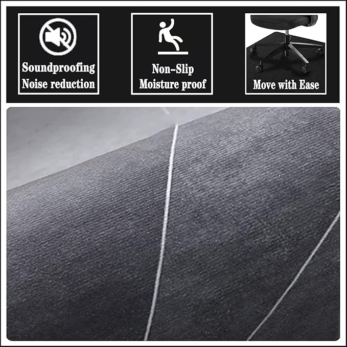 ハードウッドフロア ゲーミングチェアマット ノンスリップ ゴム製 ゲーミング コンピューターチェアマット フロアプロテクター ゲームルーム ホームオフィス装飾 ローパイルカーペット (カラー: カラー ハードウッドフロア ゲーミングチェアマット ノンスリップ ゴム製 ゲーミング コンピューターチェアマット フロアプロテクター ゲームルーム ホームオフィス装飾 ローパイルカーペット (カラー: カラー