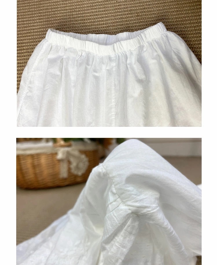 ぺチパンツ レース ロング 綿 ペチコート レディース パンツ 大きいサイズ 春夏 フレア インナーパンツ 刺繍 裾レース ロングペチパンツ 重ね着 コットン100% 綿100% 天然素材 ゆったり