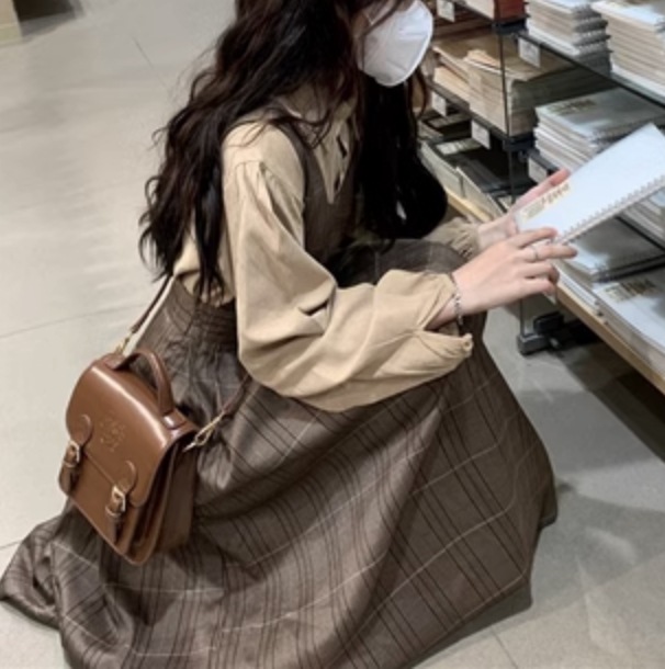 ワンピース シャツ ブラウス ミモレ丈 長袖 かわいい 大人可愛い きれいめ シンプル カジュアル 大人 上品 おしゃれ お洒落 大人女子 こなれ感 個性的 主役級 存在感 美容師