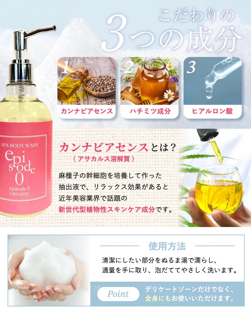 【千賀ママが1年かけて開発】episode0 オーガニック デリケート ボディウォッシュ 【千賀ママが1年かけて開発】episode0 オーガニック デリケート ボディウォッシュ