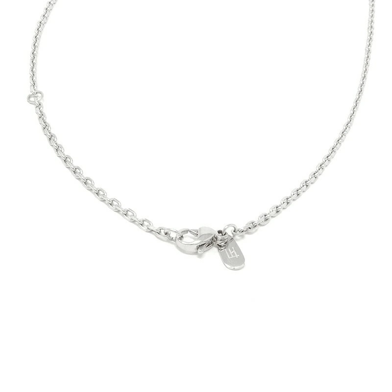 LH-1 タテガミ ダブルリングネックレス サージカルステンレス(シルバー) 03NE0215SV ステンレスネックレス チェーン45~50cm ペンダン LH-1 タテガミ ダブルリングネックレス サージカルステンレス(シルバー) 03NE0215SV ステンレスネックレス チェーン45~50cm ペンダン