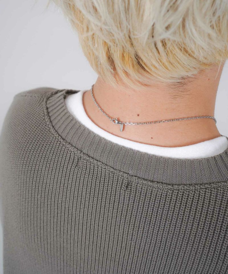 LH-1 タテガミ ダブルリングネックレス サージカルステンレス(シルバー) 03NE0215SV ステンレスネックレス チェーン45~50cm ペンダン LH-1 タテガミ ダブルリングネックレス サージカルステンレス(シルバー) 03NE0215SV ステンレスネックレス チェーン45~50cm ペンダン